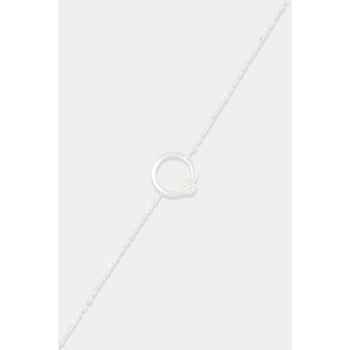 Bracelet "Sentiment Noble" Or blanc et Diamant Bracelet "Sentiment Noble" Or blanc et Diamant