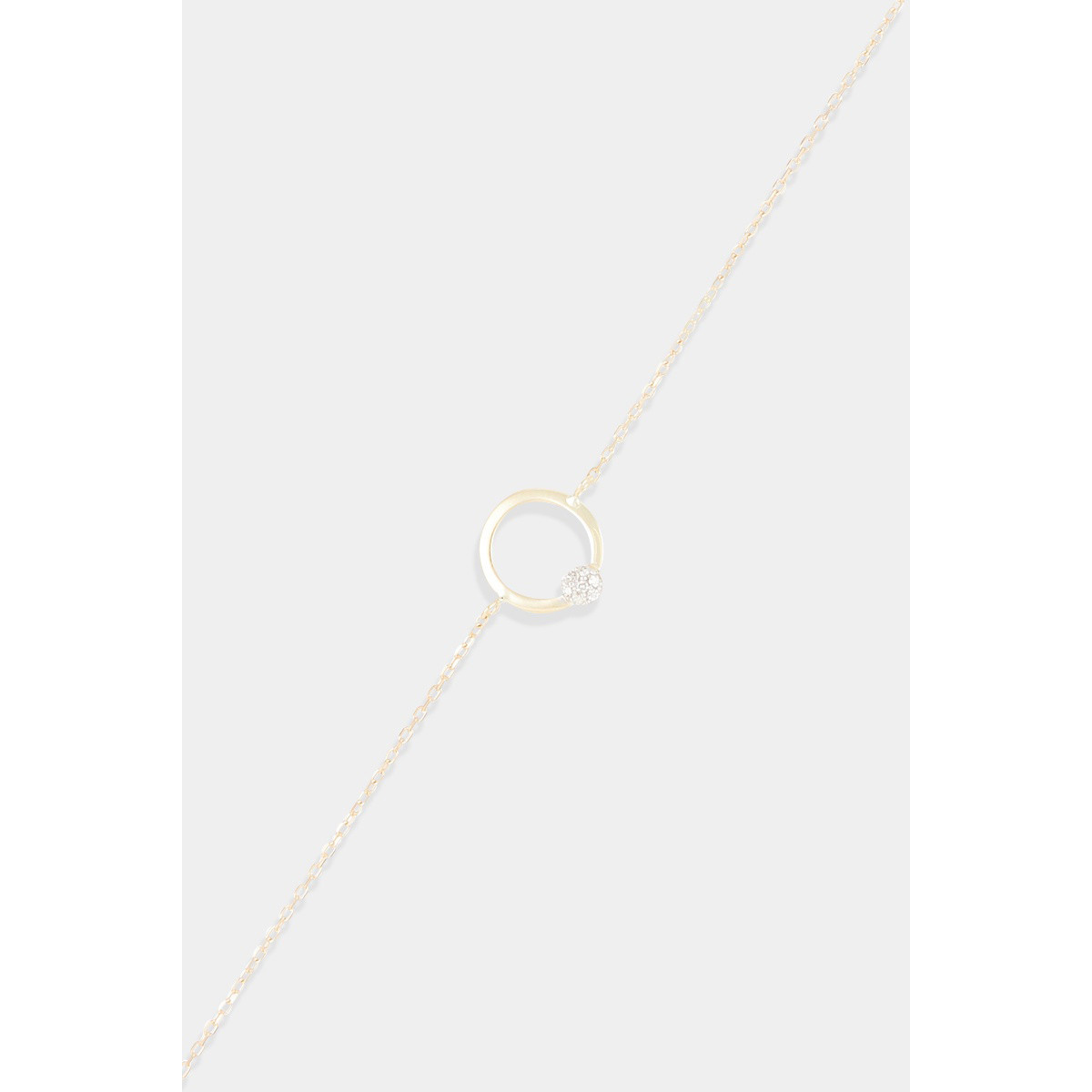 Bracelet "Sentiment Noble" Or jaune et Diamant Bracelet "Sentiment Noble" Or jaune et Diamant