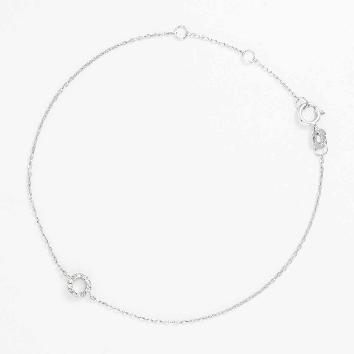 Bracelet "Sentiment Radieux" Or blanc et Diamant Bracelet "Sentiment Radieux" Or blanc et Diamant
