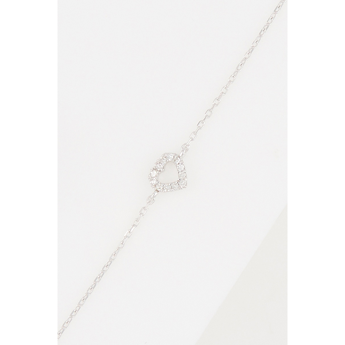 Bracelet "Sentiment Sublime" Or blanc et Diamant Bracelet "Sentiment Sublime" Or blanc et Diamant