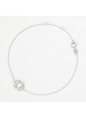 Bracelet "Sentiment Puissant" Or blanc et Diamant