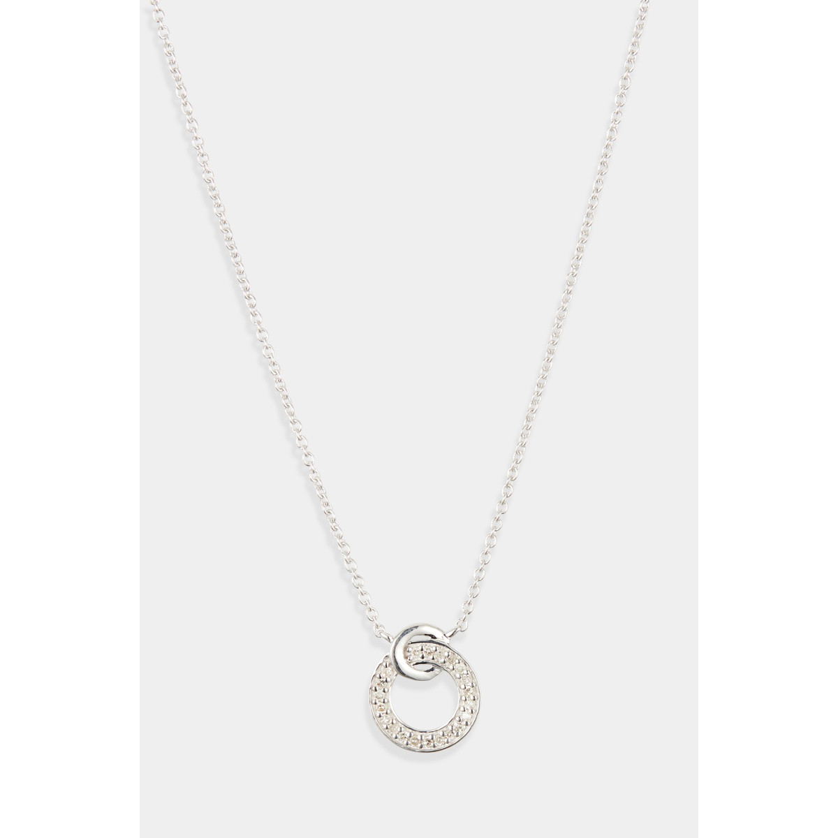Collier "Orlane" Or blanc et Diamant Collier "Orlane" Or blanc et Diamant