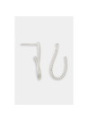 Boucles d'oreilles "Roxanna" Or blanc et Diamant