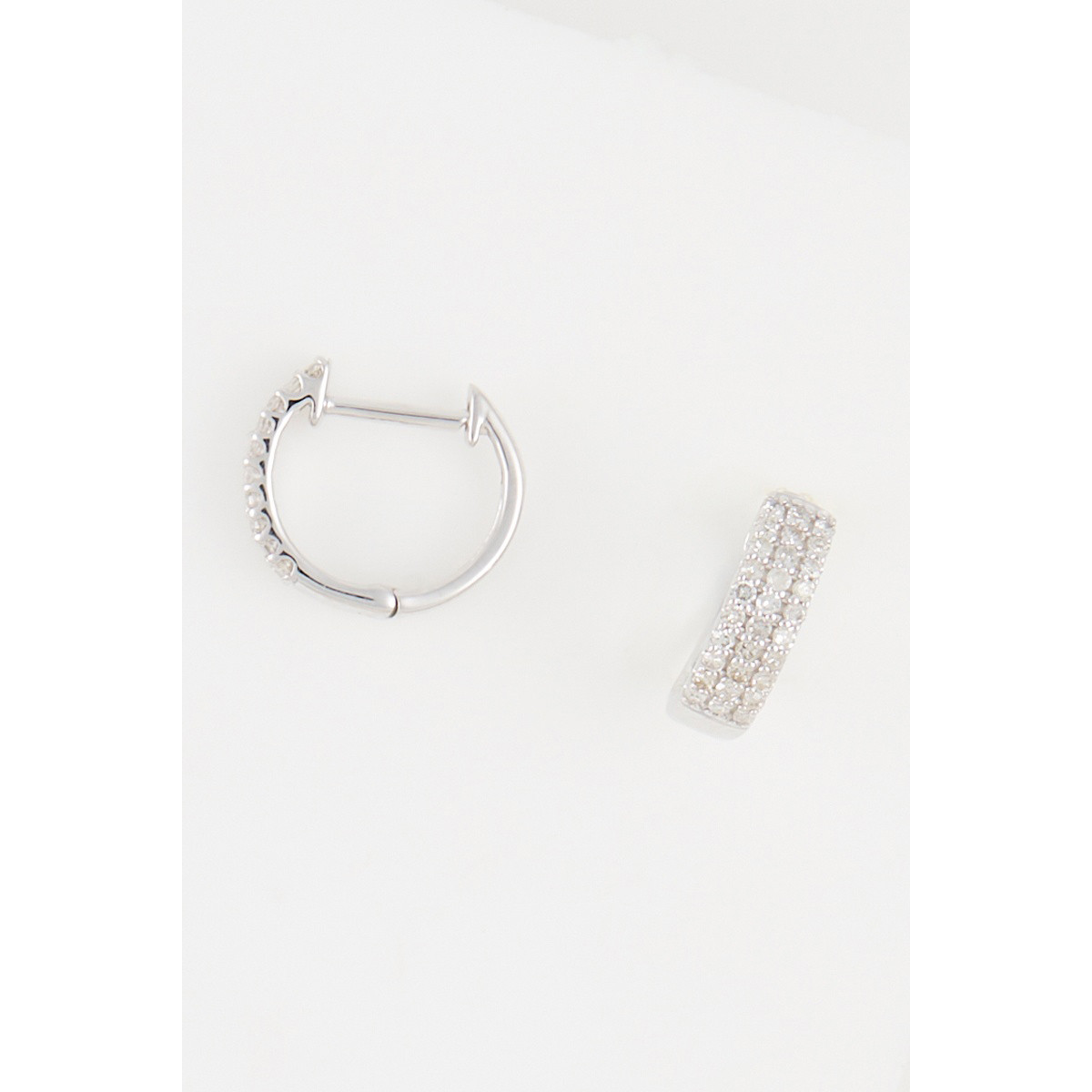 Boucles d'oreilles "Philaé" Or blanc et Diamant Boucles d'oreilles "Philaé" Or blanc et Diamant