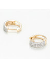 Boucles d'oreilles "Philaé" Or jaune et Diamant