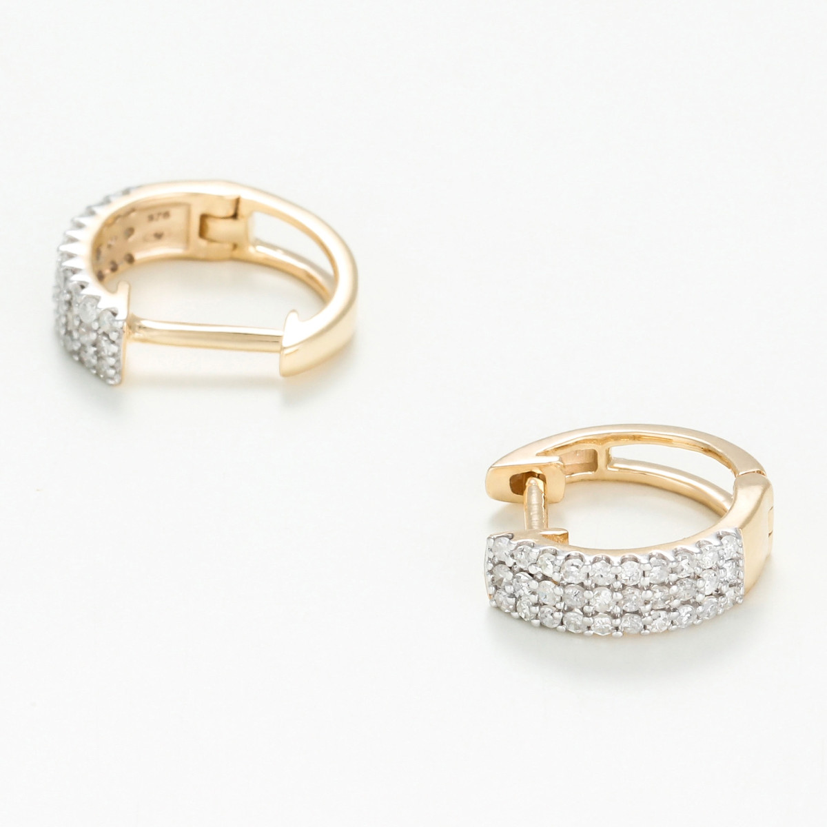 Boucles d'oreilles "Philaé" Or jaune et Diamant Boucles d'oreilles "Philaé" Or jaune et Diamant
