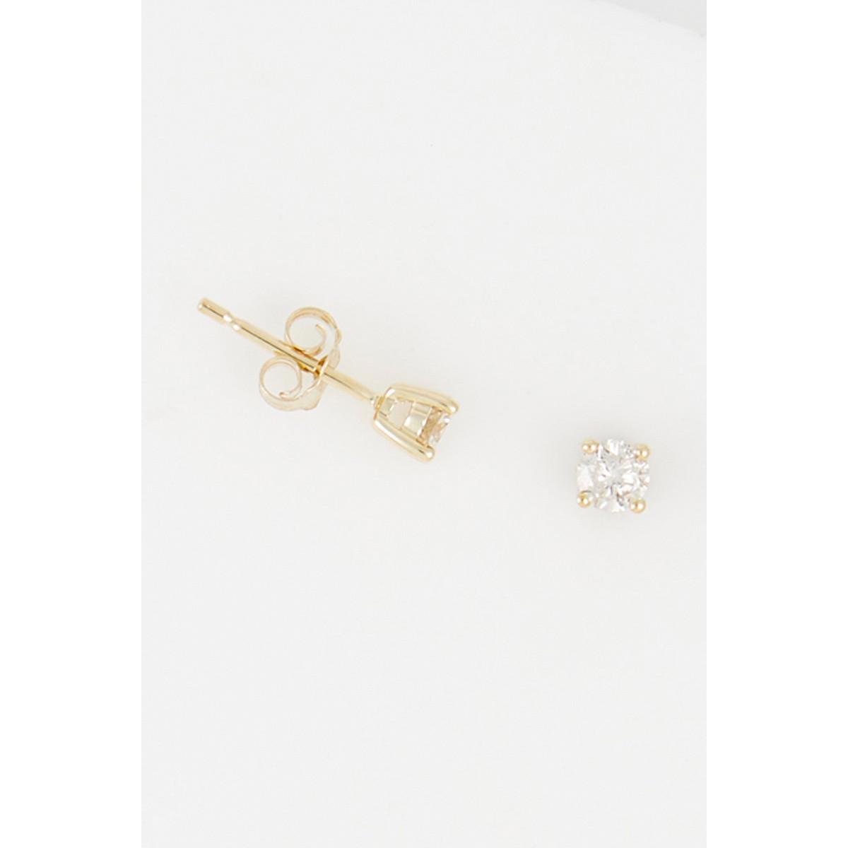 Boucles d'oreilles "Sybil" Or jaune et Diamant