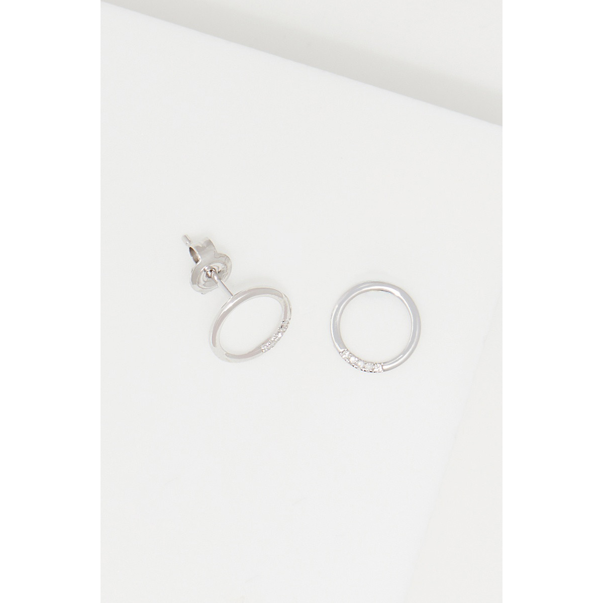 Boucles d'oreilles "Melora" Or blanc et Diamant Boucles d'oreilles "Melora" Or blanc et Diamant