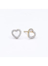 Boucles d'oreilles "Laurianne" Or jaune et Diamant