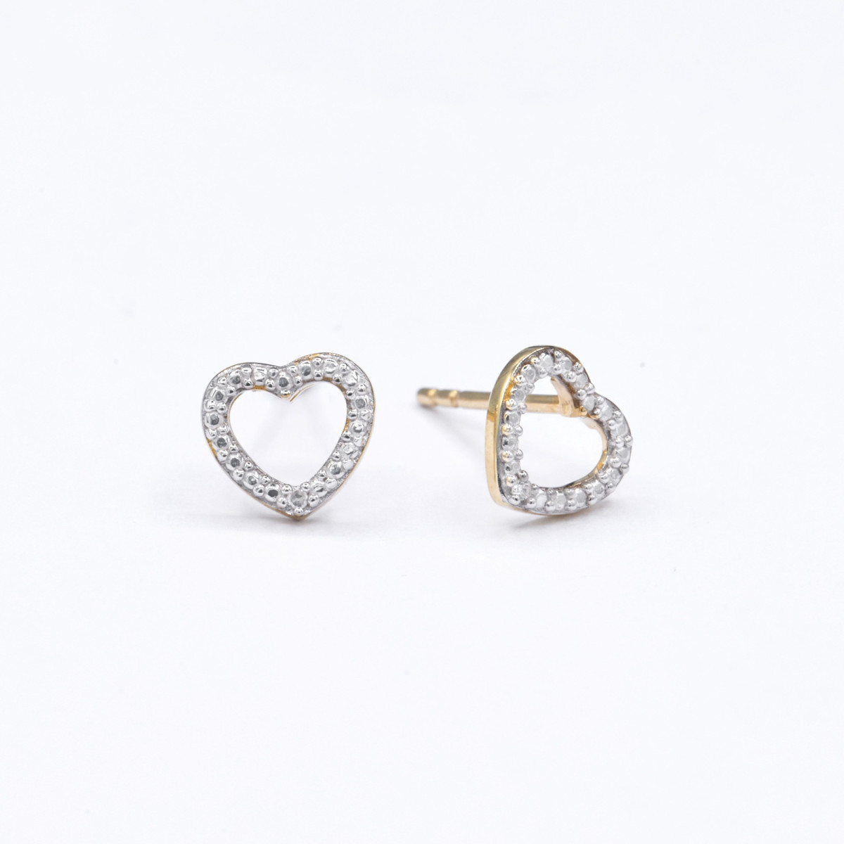 Boucles d'oreilles "Laurianne" Or jaune et Diamant