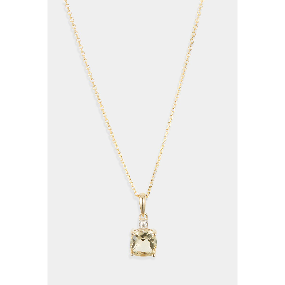 Pendentif "Ninette" Or jaune et Quartz Pendentif "Ninette" Or jaune et Quartz