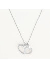 Pendentif "Sixtine" Or blanc et Diamant