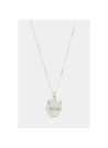 Pendentif "Mélusina" Or blanc et Saphir