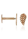 Boucles d'oreilles "Moire" Or jaune