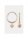 Boucles d'oreilles "Acajou" Or jaune
