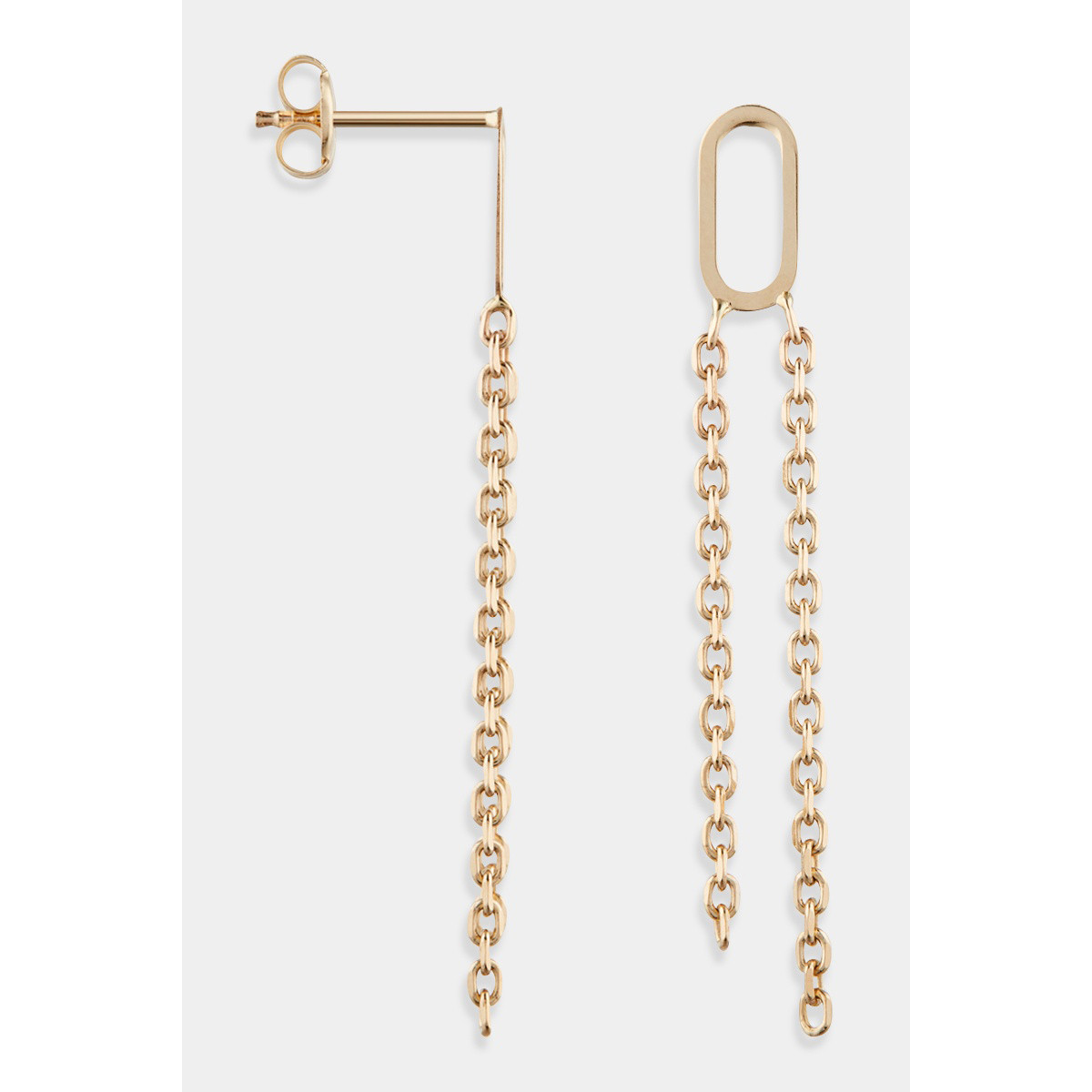 Boucles d'oreilles "Souffrance" Or jaune Boucles d'oreilles "Souffrance" Or jaune