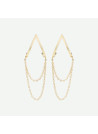 Boucles d'oreilles "Péripétie" Or jaune