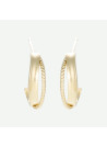 Boucles d'oreilles "Fluctuation" Or jaune