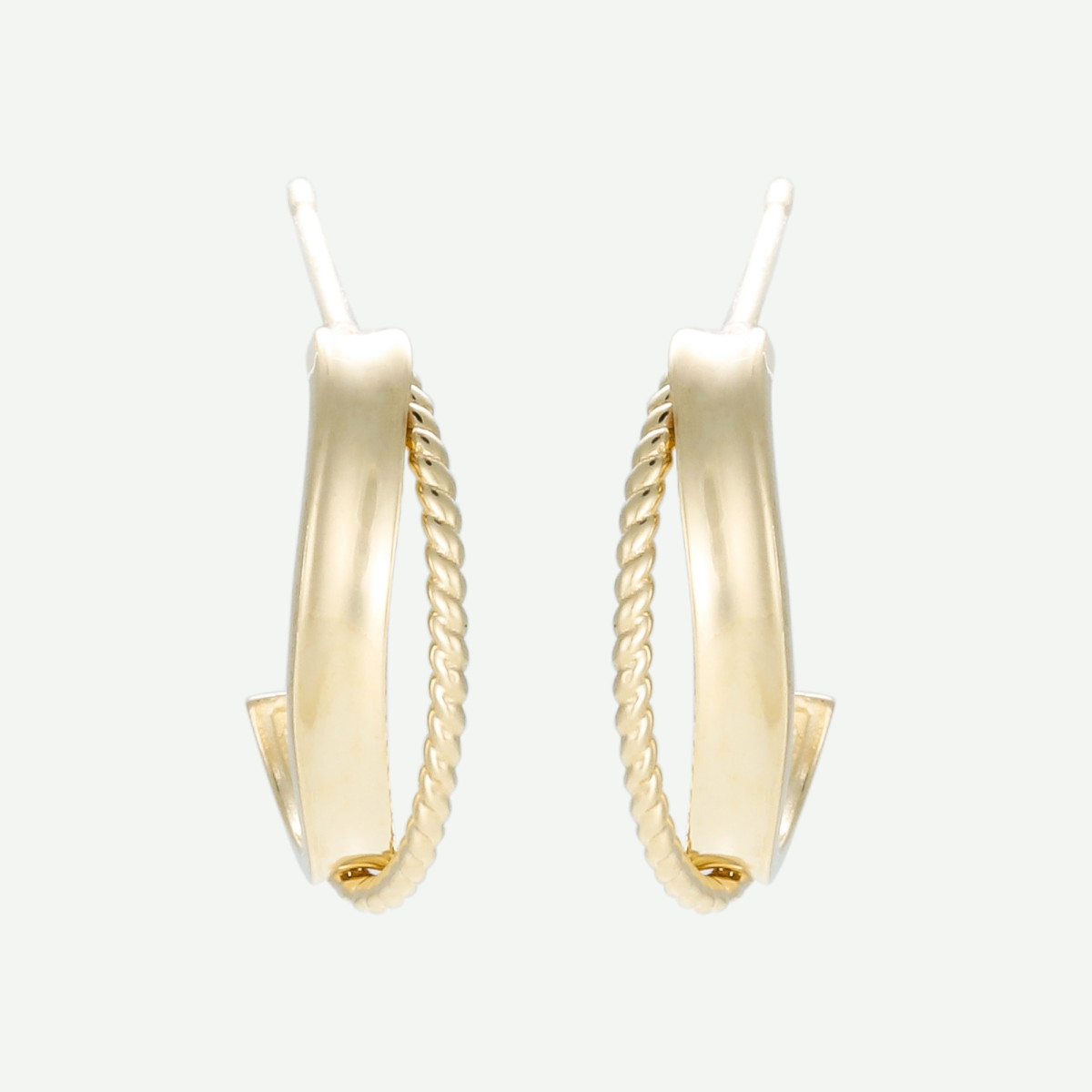 Boucles d'oreilles "Fluctuation" Or jaune Boucles d'oreilles "Fluctuation" Or jaune