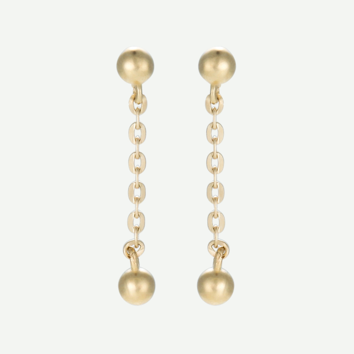 Boucles d'oreilles "Requiem" Or jaune