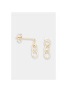 Boucles d'oreilles "Écarlate" Or jaune