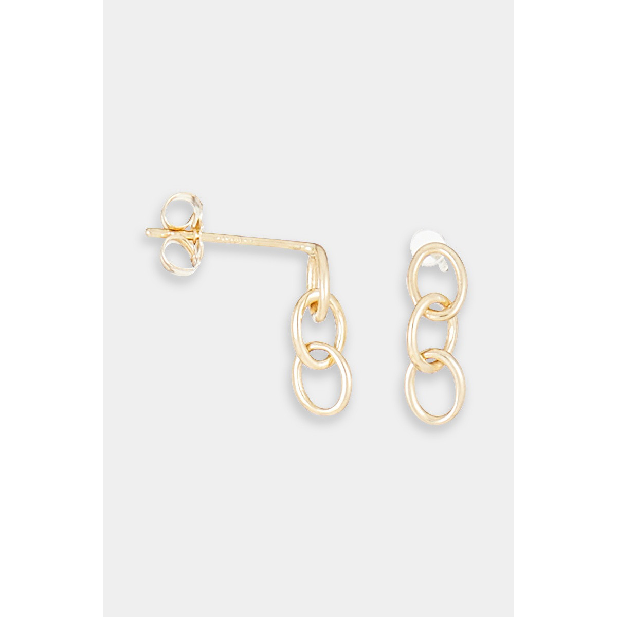 Boucles d'oreilles "Écarlate" Or jaune