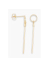 Boucles d'oreilles "Fantôme" Or jaune