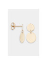 Boucles d'oreilles "Cheminée" Or jaune