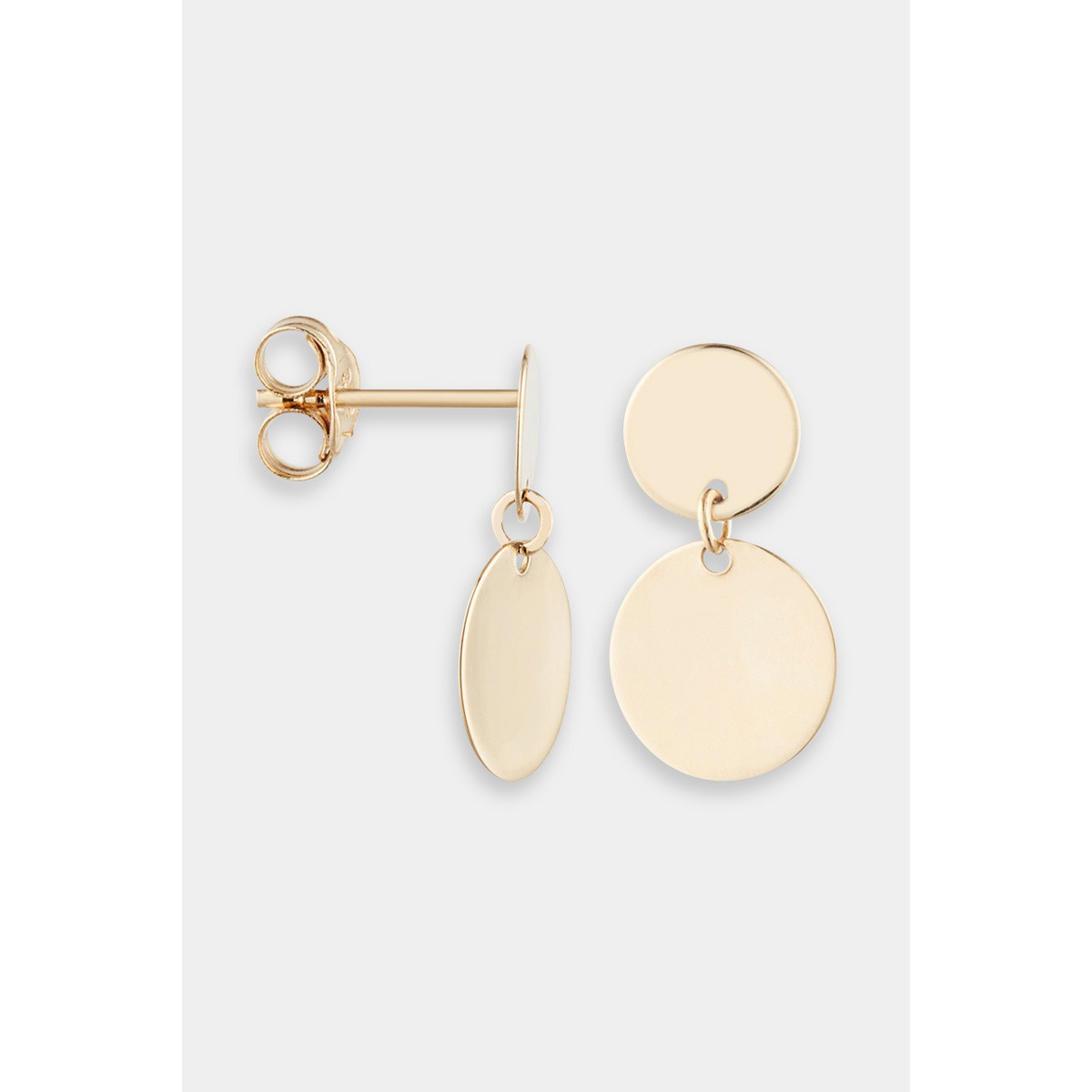 Boucles d'oreilles "Cheminée" Or jaune Boucles d'oreilles "Cheminée" Or jaune