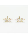 Boucles d'oreilles "Souplesse" Or jaune