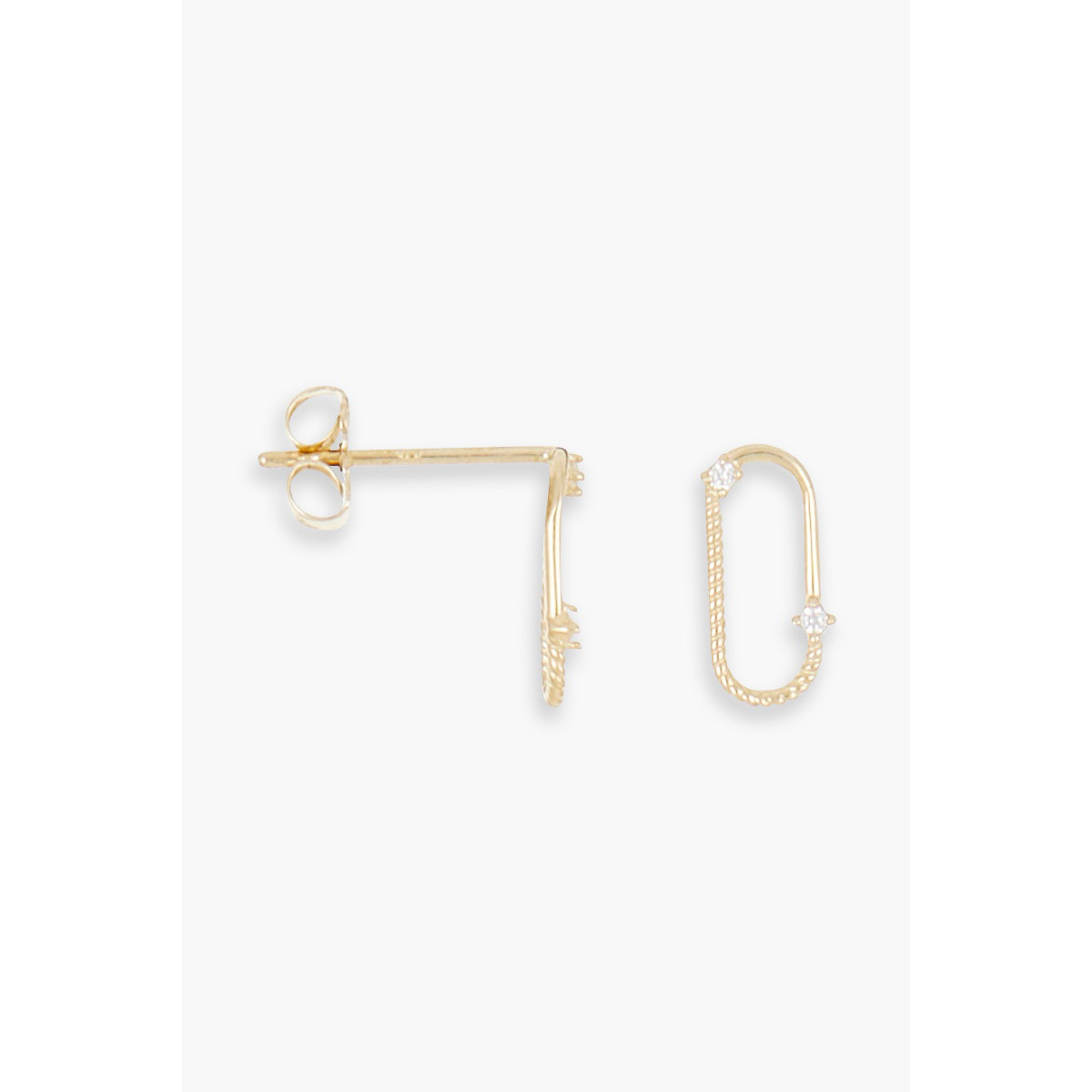 Boucles d'oreilles "Prisme" Or jaune