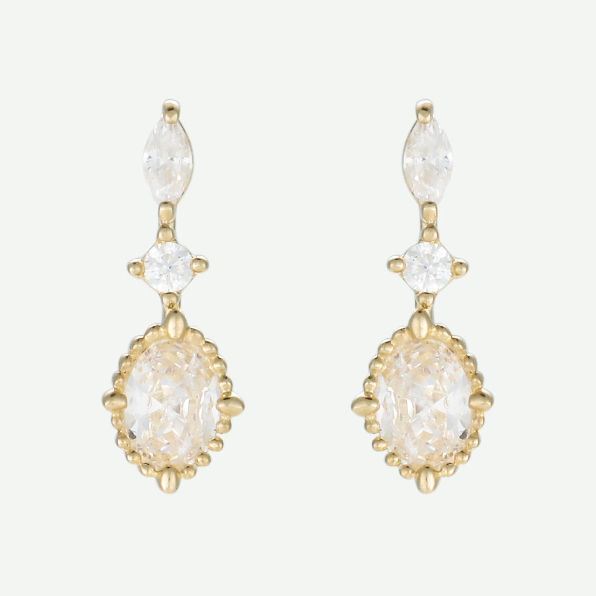 Boucles d'oreilles "Envoûtant" Or jaune