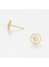 Boucles d'oreilles "Arabesque" Or jaune