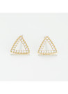 Boucles d'oreilles "Couronne" Or jaune