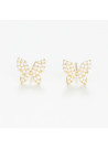 Boucles d'oreilles "Lointain" Or jaune