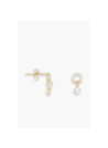 Boucles d'oreilles "Voie" Or jaune
