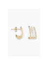 Boucles d'oreilles "Frissonner" Or jaune