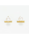 Boucles d'oreilles "Voix" Or jaune