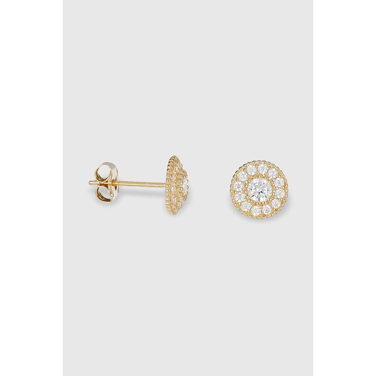 Boucles d'oreilles "Fidèle" Or jaune