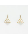 Boucles d'oreilles "Force" Or jaune