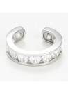 Boucles d'oreilles "Incroyable" Or blanc