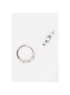 Boucles d'oreilles "Universel" Or blanc
