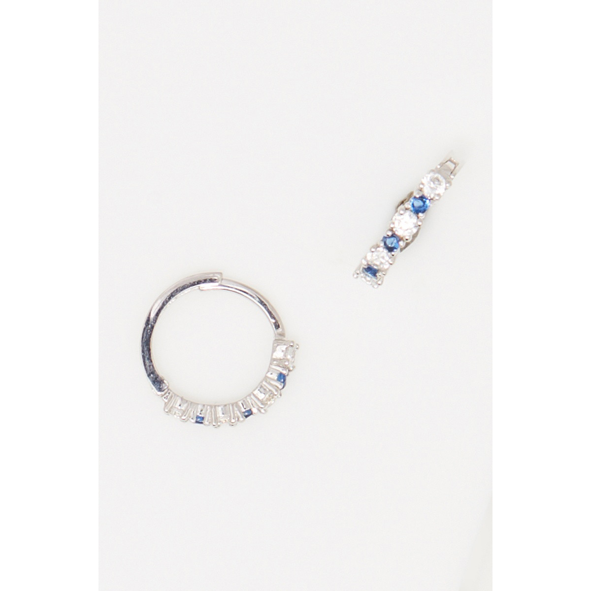 Boucles d'oreilles "Universel" Or blanc