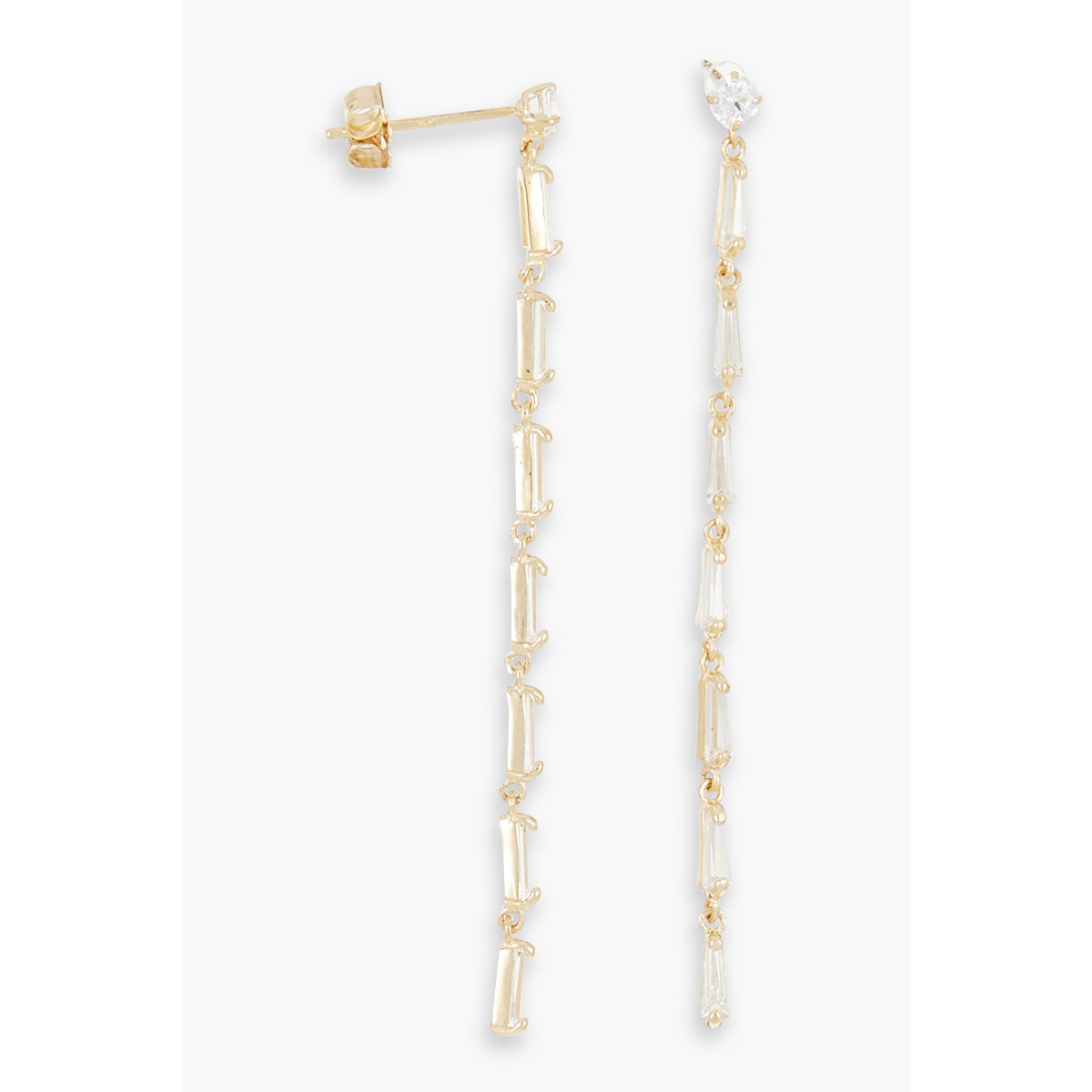 Boucles d'oreilles "Empreintes" Or jaune
