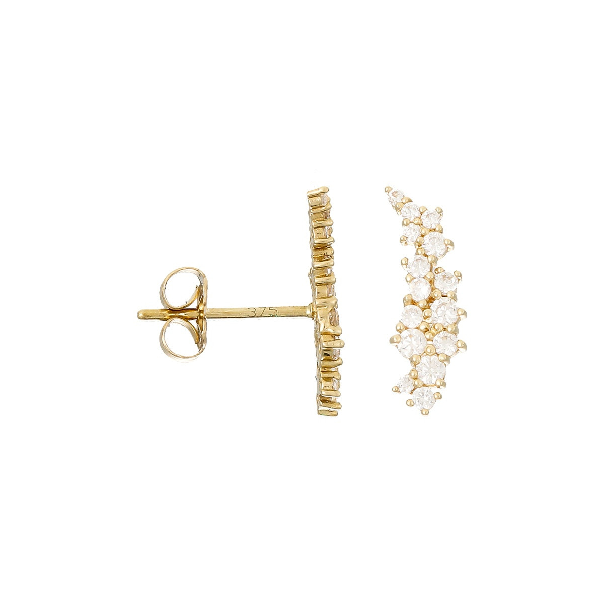 Boucles d'oreilles "Réconfort" Or jaune