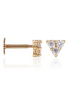 Boucles d'oreilles "Roseau" Or jaune