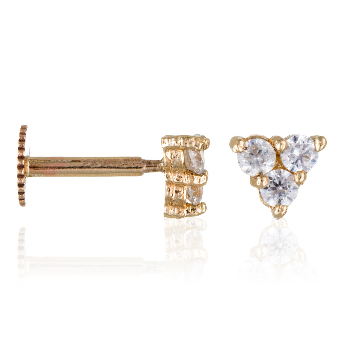 Boucles d'oreilles "Roseau" Or jaune Boucles d'oreilles "Roseau" Or jaune