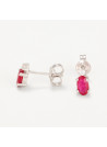 Boucles d'oreilles "Complice" Or blanc