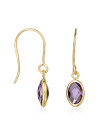 Boucles d'oreilles "Sable" Or jaune