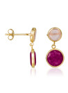 Boucles d'oreilles "Veilleur" Or jaune